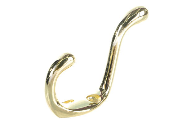 Мебельный крючок JET 586 двухрожковый, алюминий, золото CQ586A.002GP99