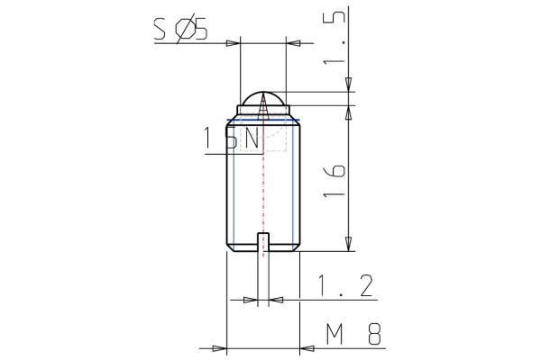 Пружинный фиксатор KIPP 10шт K0310.08