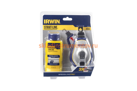 Разметочный шнур (30м) с синим мелом (116 г) IRWIN SPEEDLINEPRO 10507682