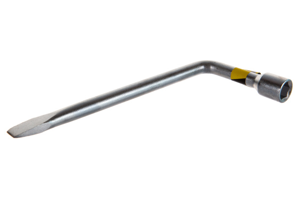 Баллонный Г-образный ключ 17мм L=250мм с лопаткой ЭВРИКА ER-34017