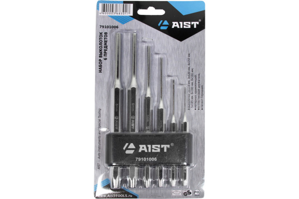Набор выколоток AIST 2-8 мм 6 предметов 79101006 00-00003683