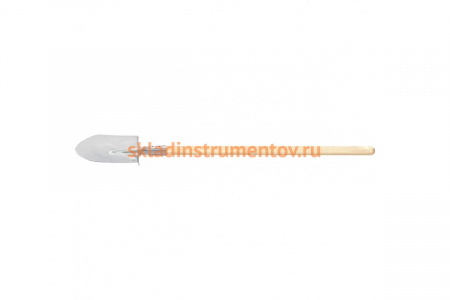 Штыковая лопата с черенком СИБРТЕХ нержавеющая сталь 61467