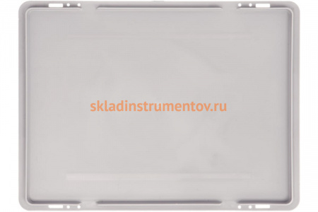 Серая крышка для ящиков Тара.ру п/э 400х300 18760