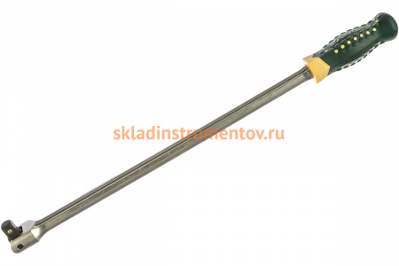 Шарнирный вороток с противоскользящей пластиковой рукояткой 510мм 1/2 ROCKFORCE RF-8014510