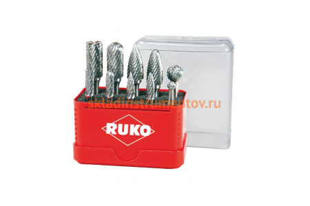 Набор борфрез твердосплавных HM 10 шт Ruko 116002