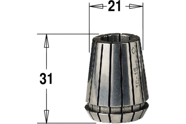 Цанга высокоточная ER20 D 6.35 мм CMT 184.064.20