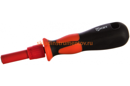 Диэлектрическая рукоятка для бит КВТ Слим 80205