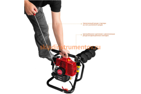 Мотобур со шнеком Зубр МБ1-200 Н