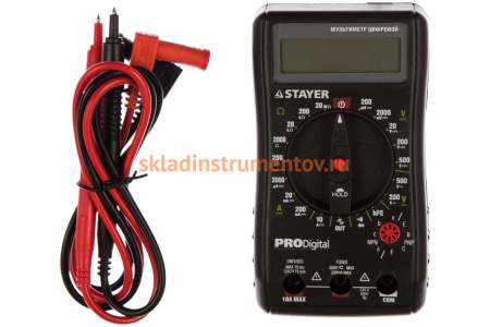Мультиметр STAYER PROFESSIONAL PRODigital 45310