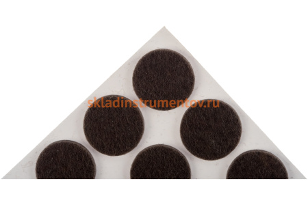 Самоклеящиеся накладки на мебельные ножки, набор "COMFORT" Stayer  175 шт, коричневые 40916-H175