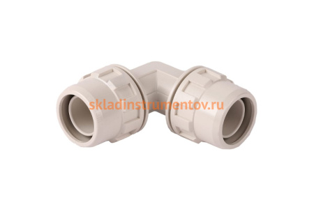 Соединитель угловой "ШиреФит" (16 мм; 90°) для трубопровода Зубр 51492-16