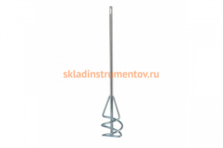 Миксер оцинкованный для песчано-гравийных смесей (80x450 мм) Denzel 848267