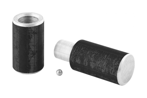 Гаражная петля с шаром Сибртех d 36х140 мм 2 шт. Р 92013