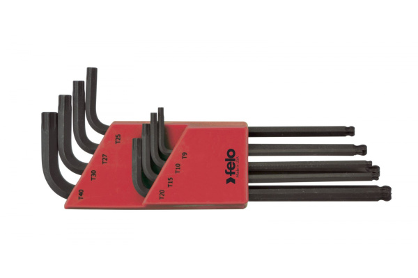 Набор шестигранных ключей Felo TORX с шаровым окончанием, 8 шт 34808001
