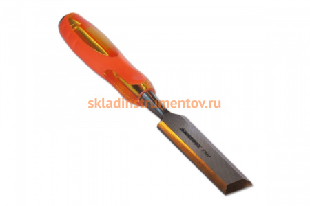 Долото-стамеска SANTOOL ЕВРО с обрезиненной ручкой 32 мм 030606-032
