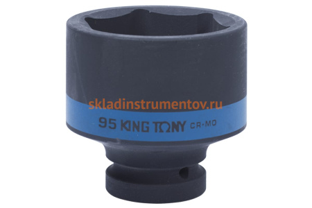 Головка торцевая ударная шестигранная 1", 95 мм KING TONY 853595M