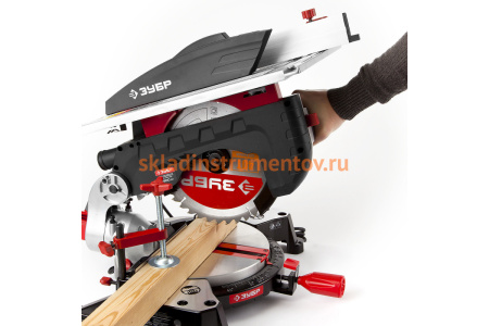 Торцовочная комбинированная пила ЗУБР ЗПТК-255-1800