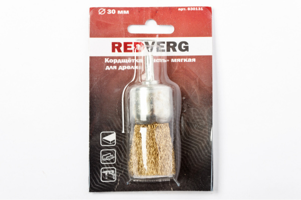 Кордщетка-кисть (30 мм) для дрели REDVERG 6623600