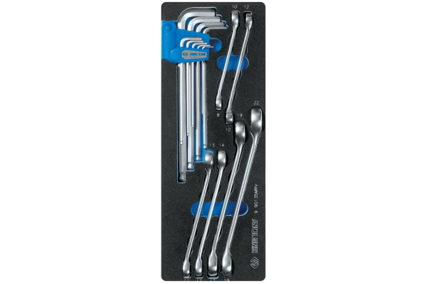 Ложемент для набора разрезных ключей 9-90135MRV, EVA KING TONY 85810332B