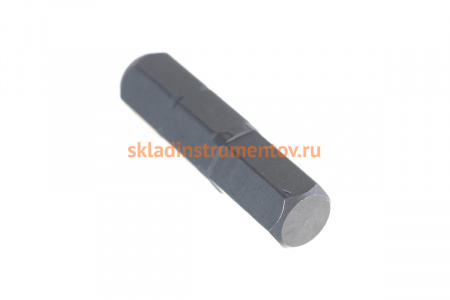Вставка бита торцевая 1/4", HEX, 6 мм, L = 25 мм KING TONY 102506H