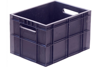 Ящик Тара.ру п/э 400х300х260 Фин-Пак, чёрный 00408