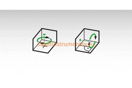 Ротационный лазерный нивелир STABILA LAR 160G REC160 RG, визирная пластина 19240