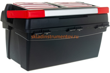 Ящик для инструментов 500x295x270мм + лоток + органайзер + 2 съемных органайзера Tayg 166006