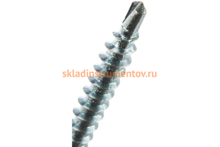 Саморезы Зубр для крепления кровельных материалов к деревянной обрешетке, цвет RAL 6002 зеленый лист, оцинкованный, 4,8x60мм, 200шт 4-300315-48-060-6002