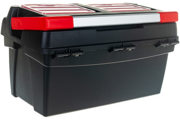 Ящик для инструментов 500x295x270мм + лоток + органайзер + 2 съемных органайзера Tayg 166006