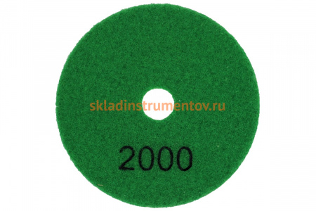 Алмазный гибкий шлифовальный круг Orientcraft АГШК 100 мм, P2000, Черепашка для влажной шлифовки 1002000