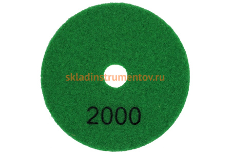 Алмазный гибкий шлифовальный круг Orientcraft АГШК 100 мм, P2000, Черепашка для влажной шлифовки 1002000