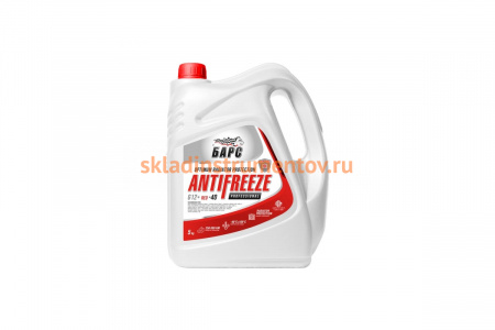 Антифриз БАРС PROFESSIONAL красный, G12+, 5 кг TNNBARS00023