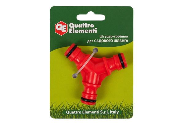 Штуцер-тройник для шланга QUATTRO ELEMENTI 645-938