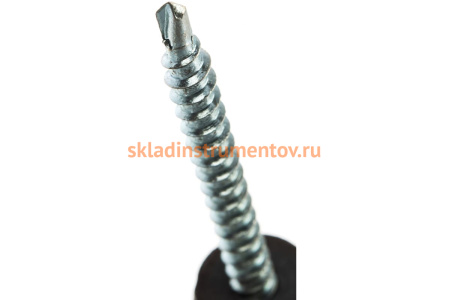 Саморезы для крепления кровельных материалов к деревянной обрешетке Зубр цвет RAL 8017 шоколадно-коричневый, оцинкованные, 4,8x50мм, 250шт 4-300315-48-050-8017