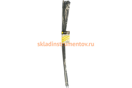 Пластиковый хомут ЭВРИКА черный, 8.0x750 мм, универсальный, 25 шт. ER-18752