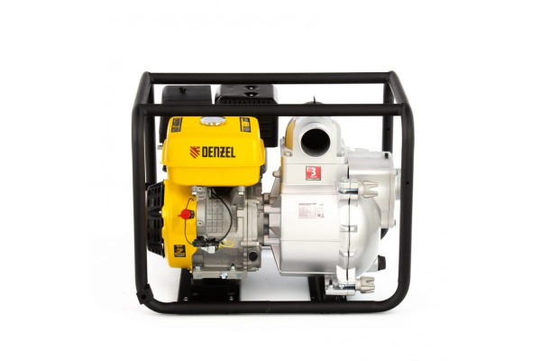 Бензиновая мотопомпа для грязной воды DENZEL PX-80D 99204 Бензиновая мотопомпа для грязной воды DENZEL PX-80D 99204