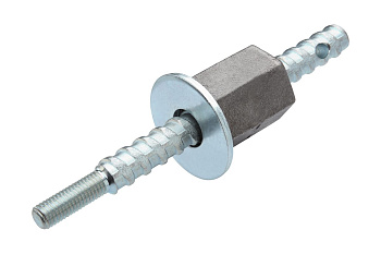 Комплект крепления с шестигранной гайкой к анкеру М12 (шпилька, шайба, гайка) REKON 014000