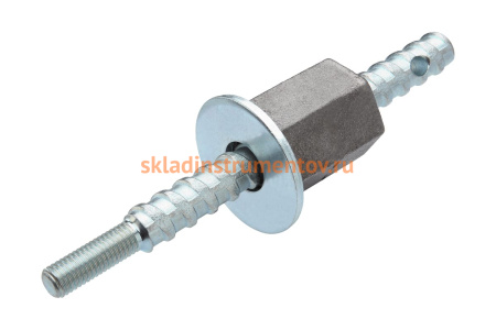 Комплект крепления с шестигранной гайкой к анкеру М12 (шпилька, шайба, гайка) REKON 014000