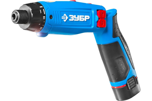 Отвертка Зубр Трансформер-М ЗО-7.2-Ли КН