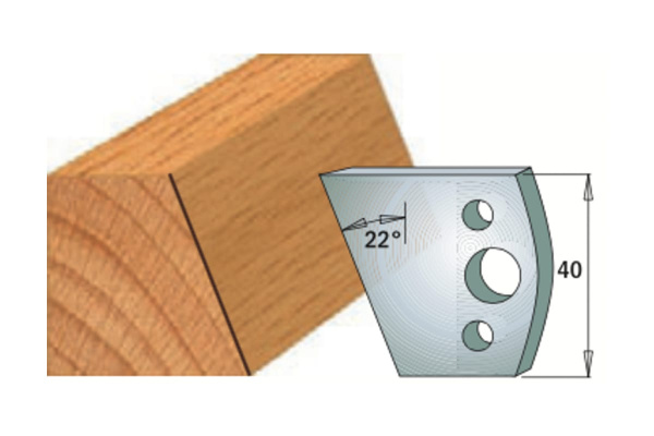 Комплект из 2-х ножей SP (40x4 мм) CMT 690.001