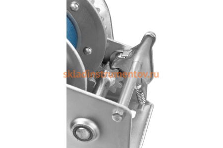 Ручная барабанная лебедка Зубр ПРОФЕССИОНАЛ ленточная 1,1т 10м 43115-1.1