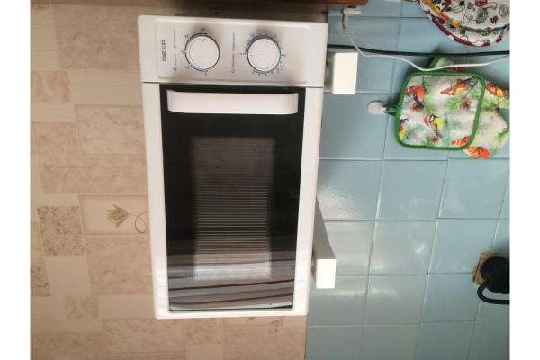 Кронштейн для СВЧ с регулировкой длины MFK-TORG 300мм-490мм белый ПАРА С-3б