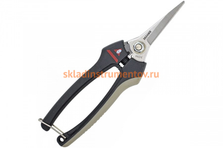 Секатор плоскорез Bellota прямое удлиненное лезвие 3624 INOX-CEM