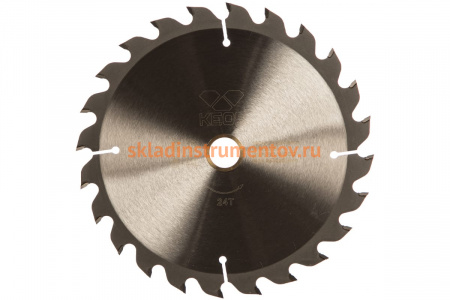 Диск пильный по дереву (160х20/16 мм; Z24) KEOS WB160.24