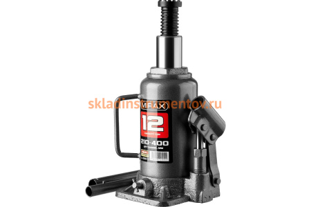 Гидравлический бутылочный домкрат MIRAX 12т, 210-400 мм 43260-12