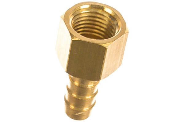 Штуцер пневматический (1/4"F- елочка 8 мм) ЭВРИКА ER-FFH04/05