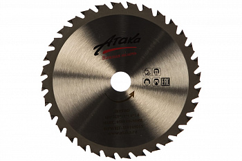 Диск пильный тонкий (160 мм; 32T; 20 мм) по дереву профи АТАКА 8078500
