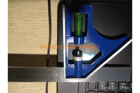 Угольник с уровнем 300мм, нерж.сталь КОБАЛЬТ 243-479