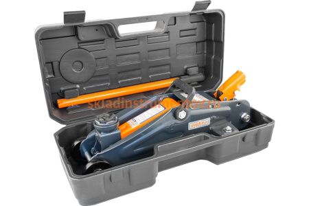 Подкатной домкрат Ombra OHT202C 2 т 135-330 мм в кейсе 55434