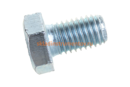 Болт с шестигранной головкой Зубр DIN 933, класс прочности 8.8, оцинкованный, M12x20 мм, ТФ6, 5 шт. 4-303076-12-020